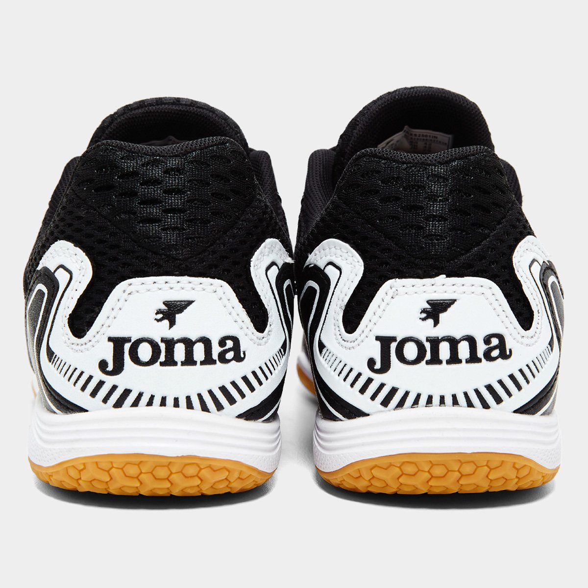 Chuteira Futsal Joma Maxima Unissex - Preto+Branco - Imagem 3