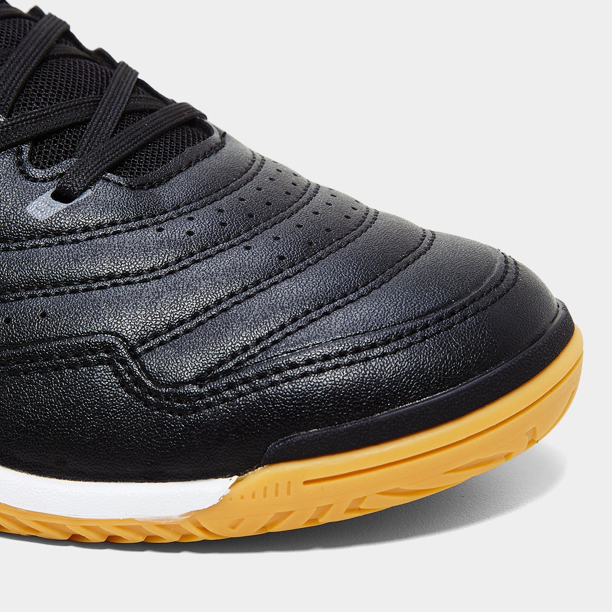 Chuteira Futsal Joma Maxima Unissex - Preto+Branco - Imagem 7