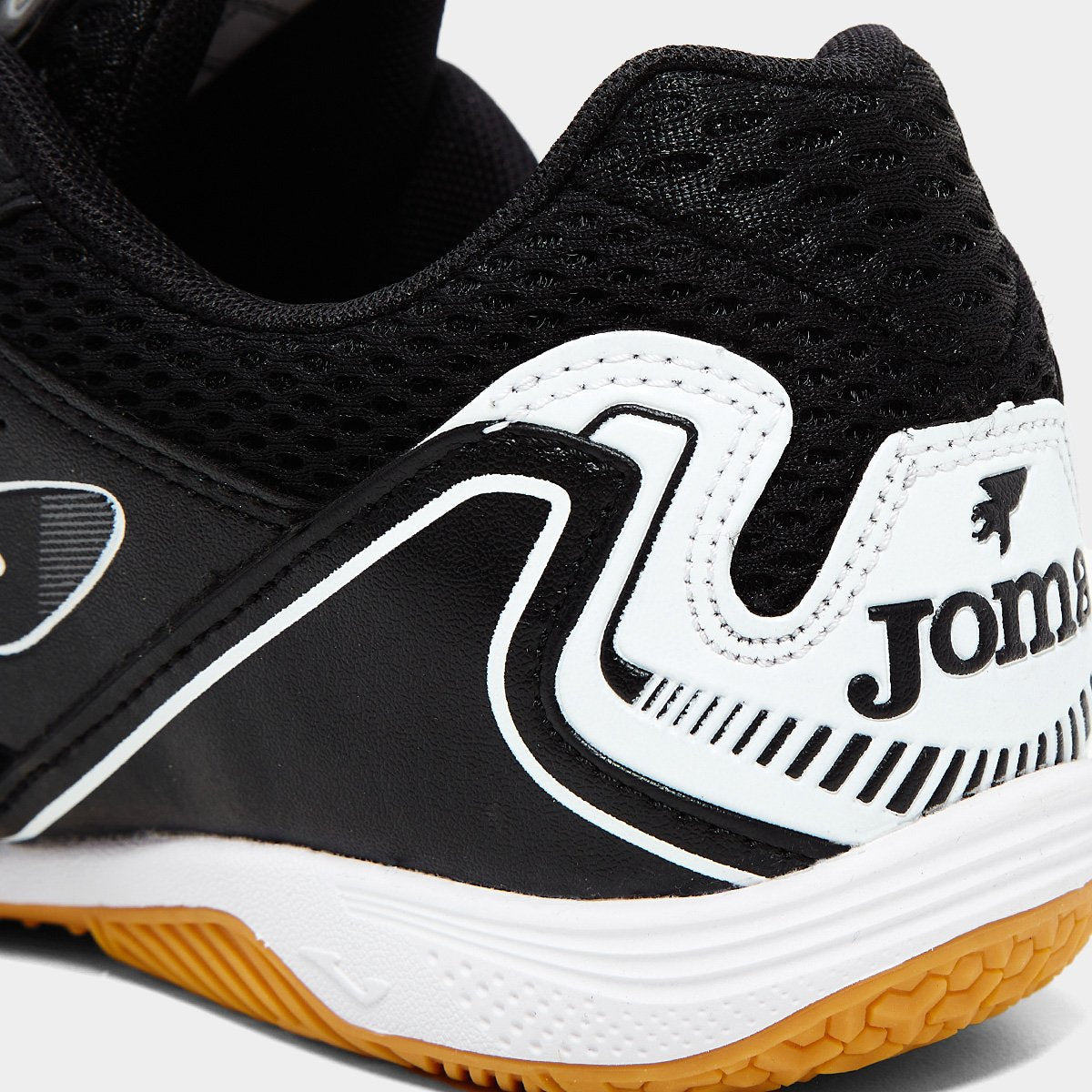 Chuteira Futsal Joma Maxima Unissex - Preto+Branco - Imagem 9