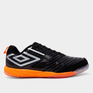 Chuteira Futsal Umbro Pro 5 Bump Unissex - Laranja +Preto