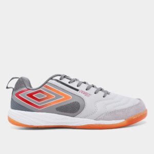 Chuteira Futsal Umbro Pro 5 Bump - Prata+Grafite