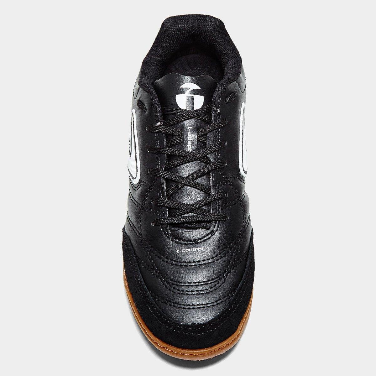 Chuteira Futsal Topper Maestro Club V Unissex - Preto+Vermelho - Imagem 4