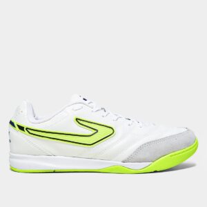 Chuteira Futsal Topper Maestro Club V Unissex - Branco+Verde