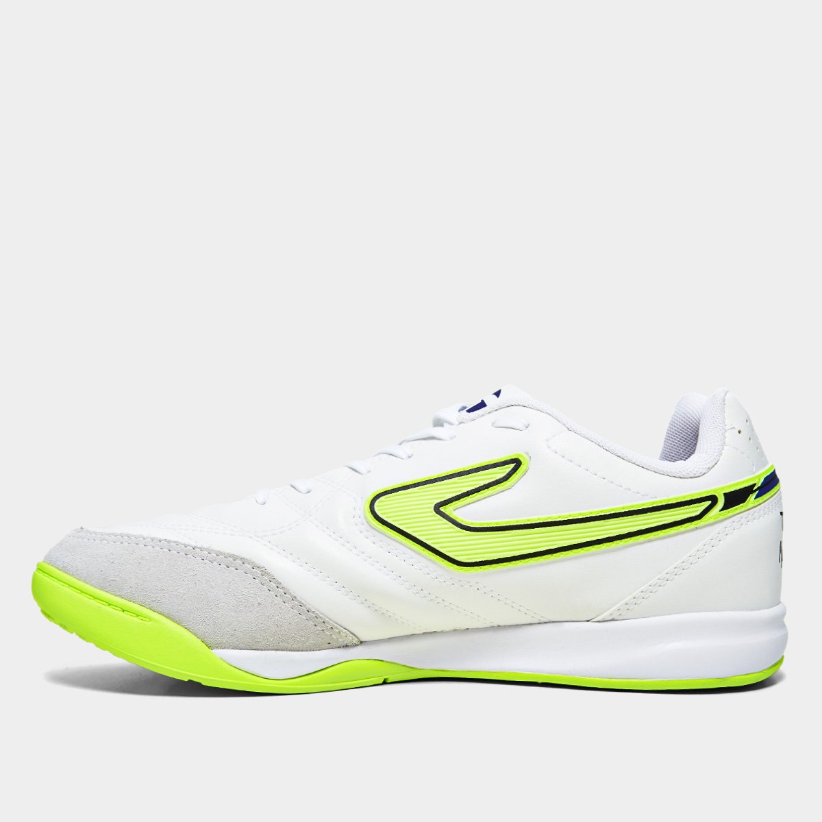 Chuteira Futsal Topper Maestro Club V Unissex - Branco+Verde - Imagem 6