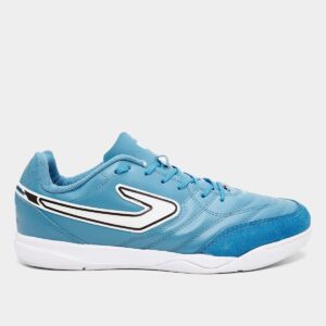 Chuteira Futsal Topper Maestro Club V Prisma Unissex - Azul+Branco