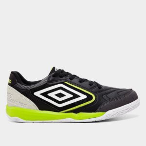 Chuteira Futsal Umbro Pro Challenge Uptake Unissex - Preto+verde