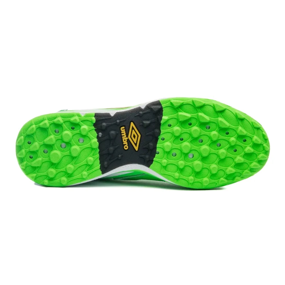 Chuteira Umbro Ada Master Class Pro Bump Stp Society - Verde/Dourado - Imagem 3